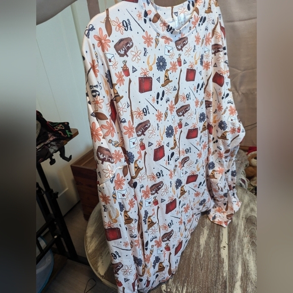 Harry Potter Pajama Sleepwear Shirt Lain Ryan Designs oversized - Picture 10 of 11